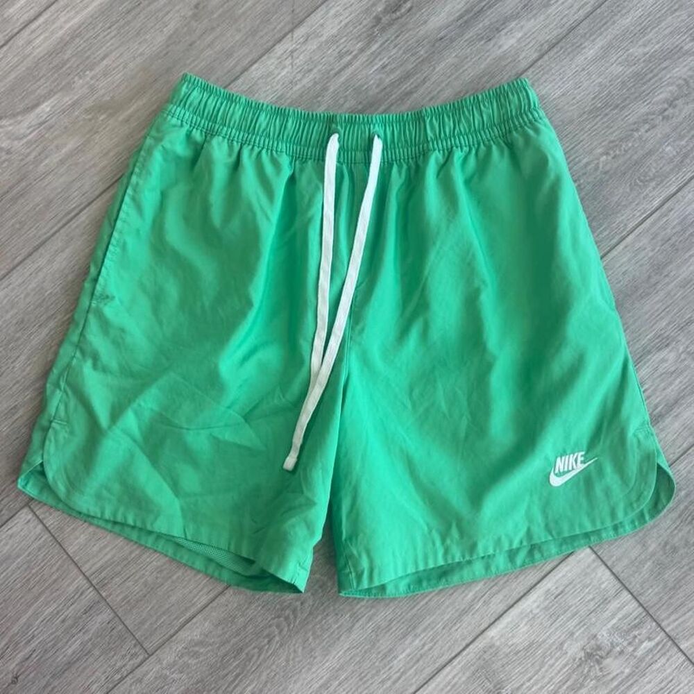 Nike Men's Green Swim-briefs-shorts